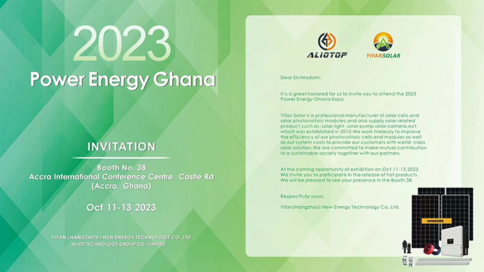 Yifan Solar attend Ghana Expo Fair: Power Energy Ghana 2023